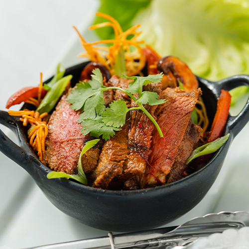 korean grilled beef lettuce wraps