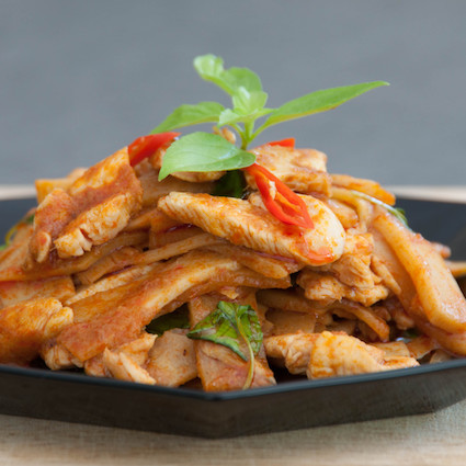Honey Gouchujang Chicken Salad